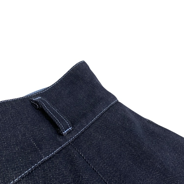 2024SS deres デレス Simone first denim デニムロングスカート インディゴ 1 DER24SS-SK-002