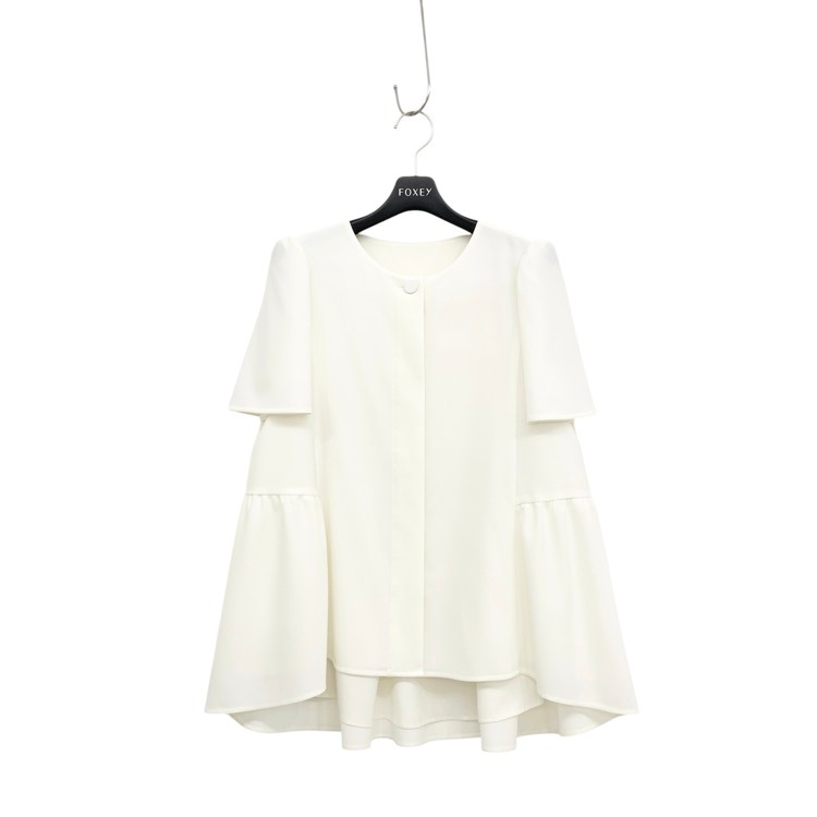 FOXEY NEWYORK フォクシー モンペリエ ブラウス アイボリー 38 45318-NATOY