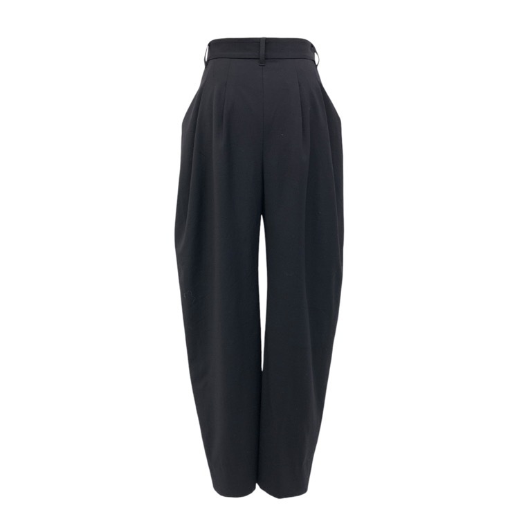 deres デレス Drape pants ドレープ パンツ ブラック 1 DER23AW-PT-001