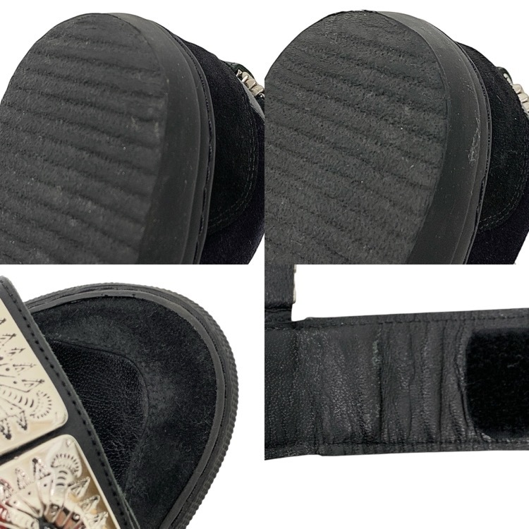 TOGA PULLA トーガプルラ METAL SNEAKER SANDALS メタルスニーカー サンダル ブラック 38/24cm 0923G