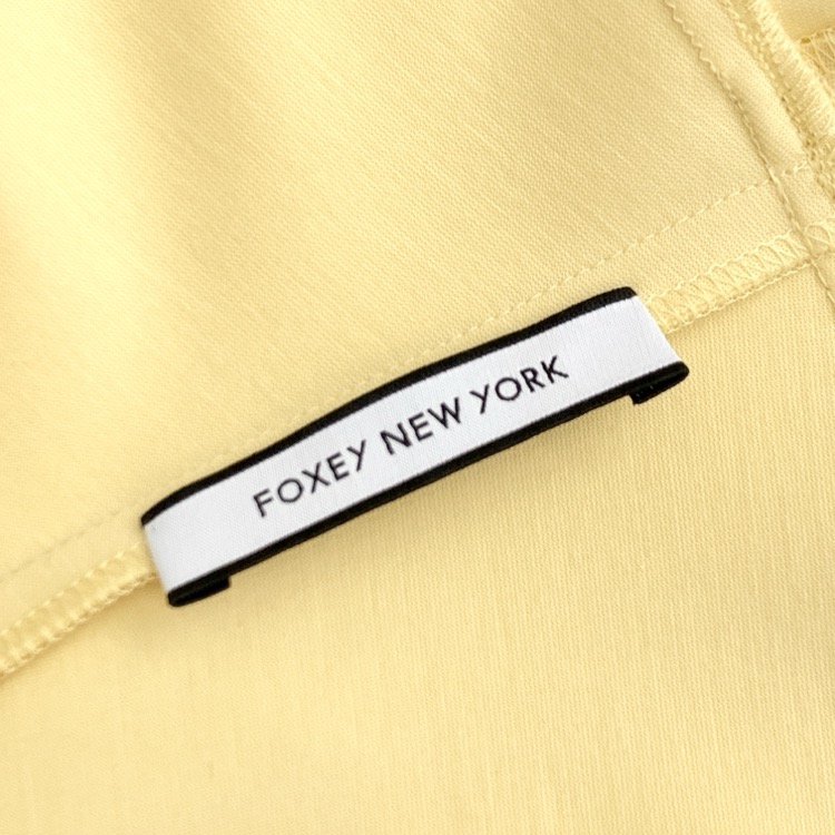 FOXEY NEWYORK フォクシー アヴィニョン トップ シトロン 38 45134-NSTOY