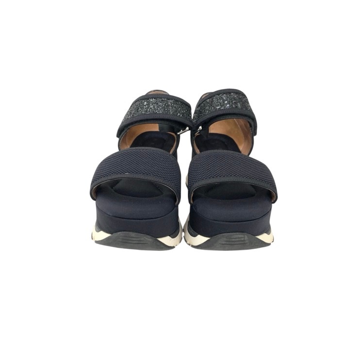 MARNI マルニ プラットフォームサンダル ネイビー 37 SAMSU20G08 TN293