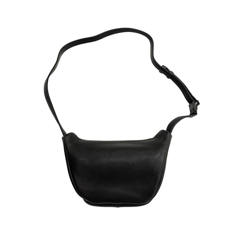 Aeta アエタ WAIST POUCH S ディアレザーウエストポーチ バッグ ブラック DA11