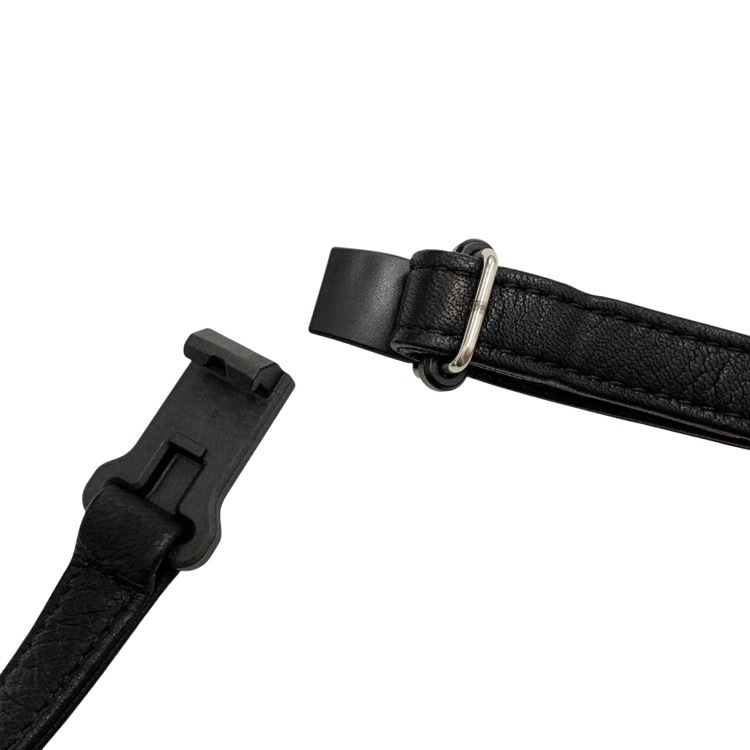 Aeta アエタ WAIST POUCH S ディアレザーウエストポーチ バッグ ブラック DA11