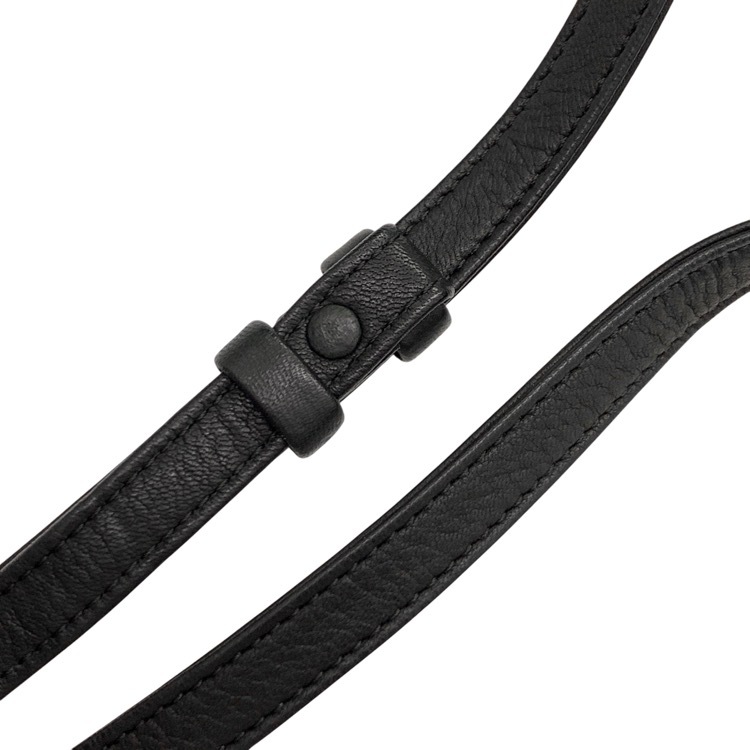 Aeta アエタ WAIST POUCH S ディアレザーウエストポーチ バッグ ブラック DA11