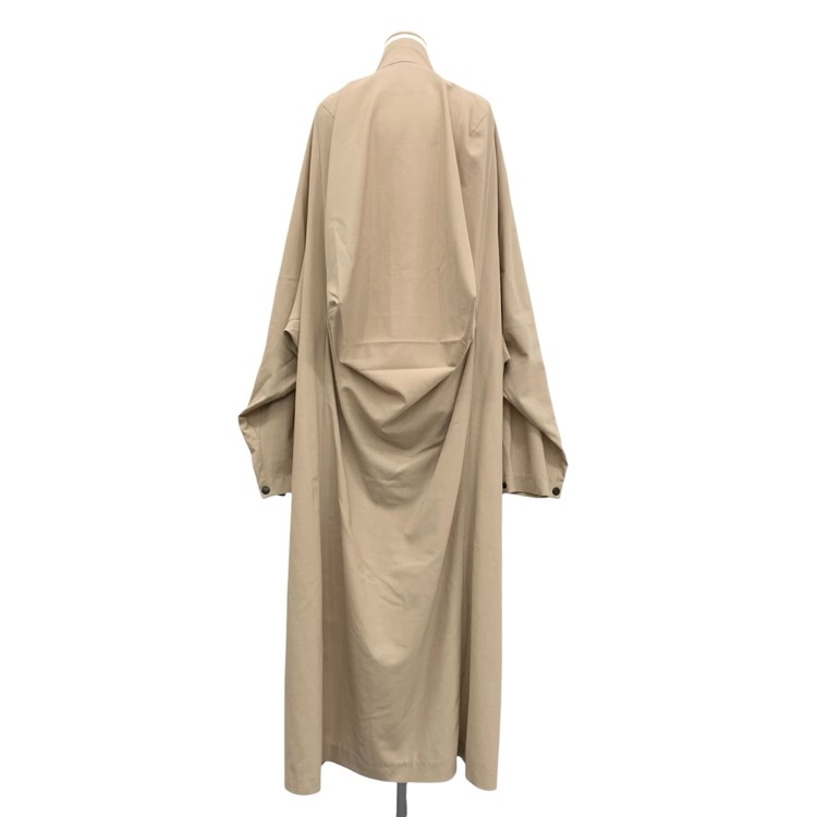 HYKE ハイク WOOL MILITARY COAT ウールミリタリー コート オートミール 5 241-27059