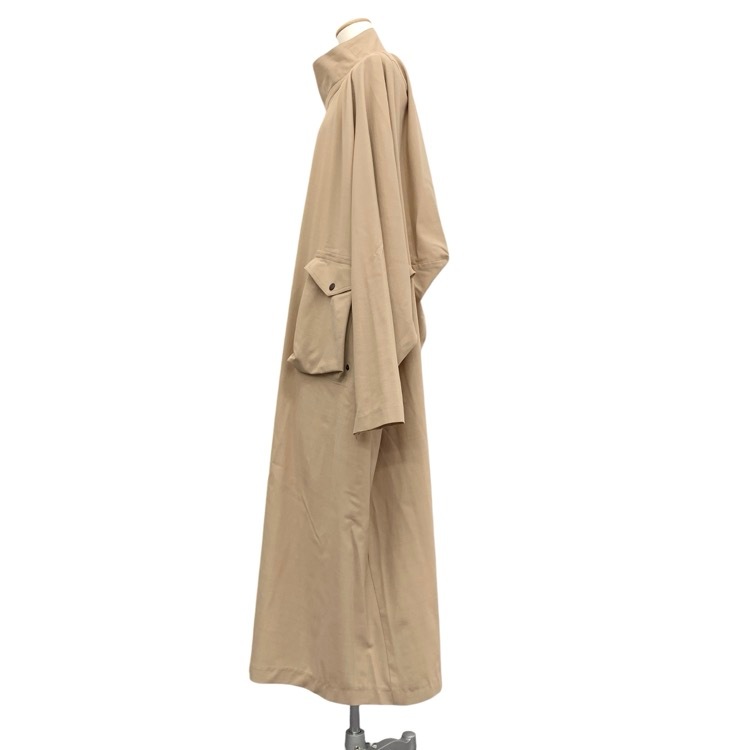 HYKE ハイク WOOL MILITARY COAT ウールミリタリー コート オートミール 5 241-27059