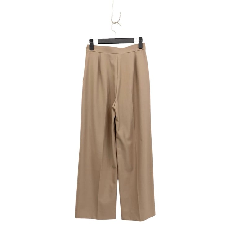 FOXEY NEWYORK フォクシー タックワイドパンツ カプチーノ 38 44849-NAPOE