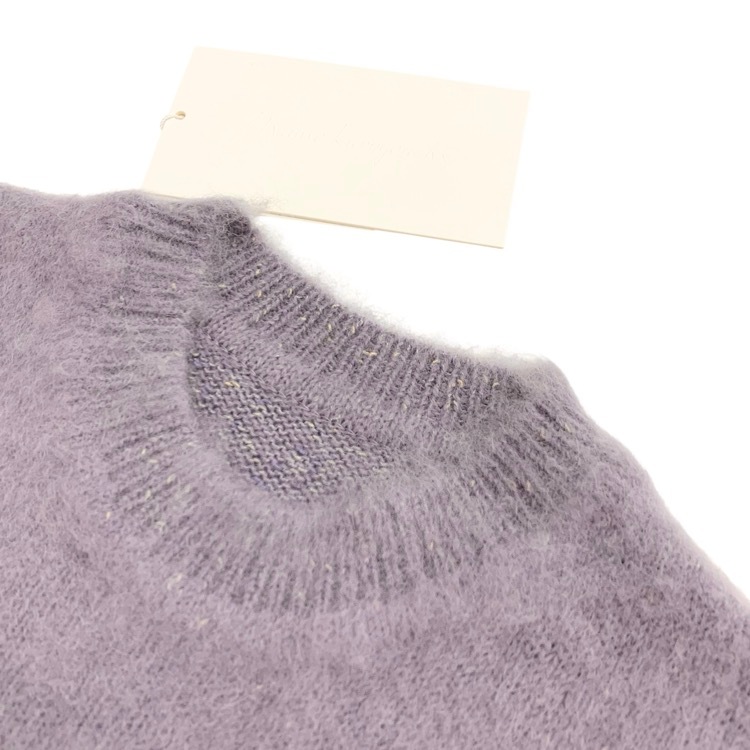 未使用品Mame Kurogouchi マメクロゴウチ Brused Alpaca Sleeveless Knitted Top アルパカノースリーブニットトップ 2 MM23PF-KN716