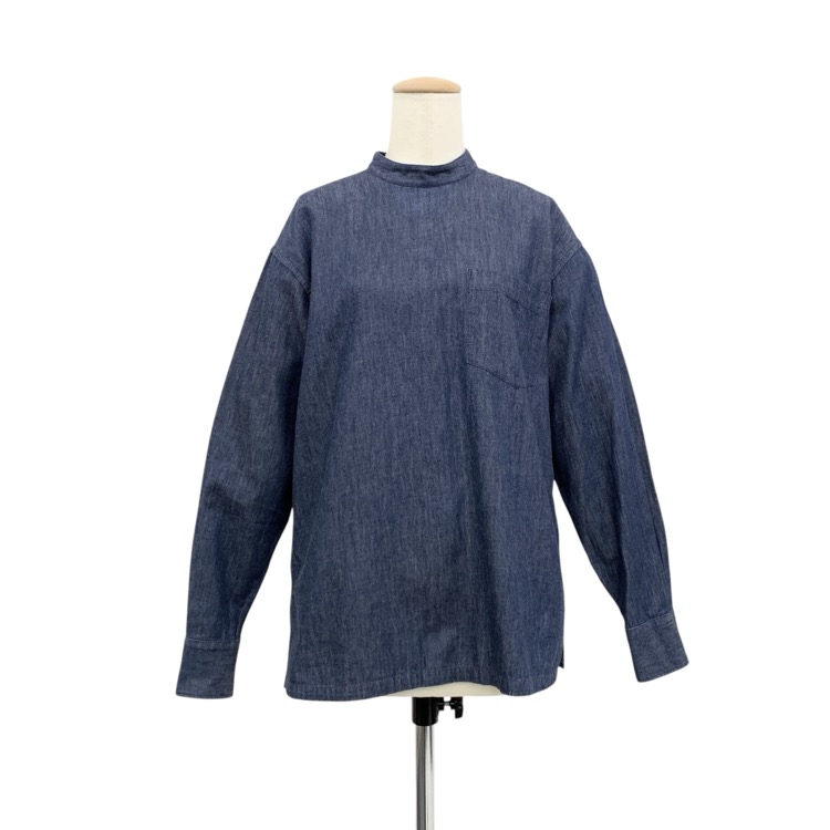 HYKE STAND COLLAR SHIRT