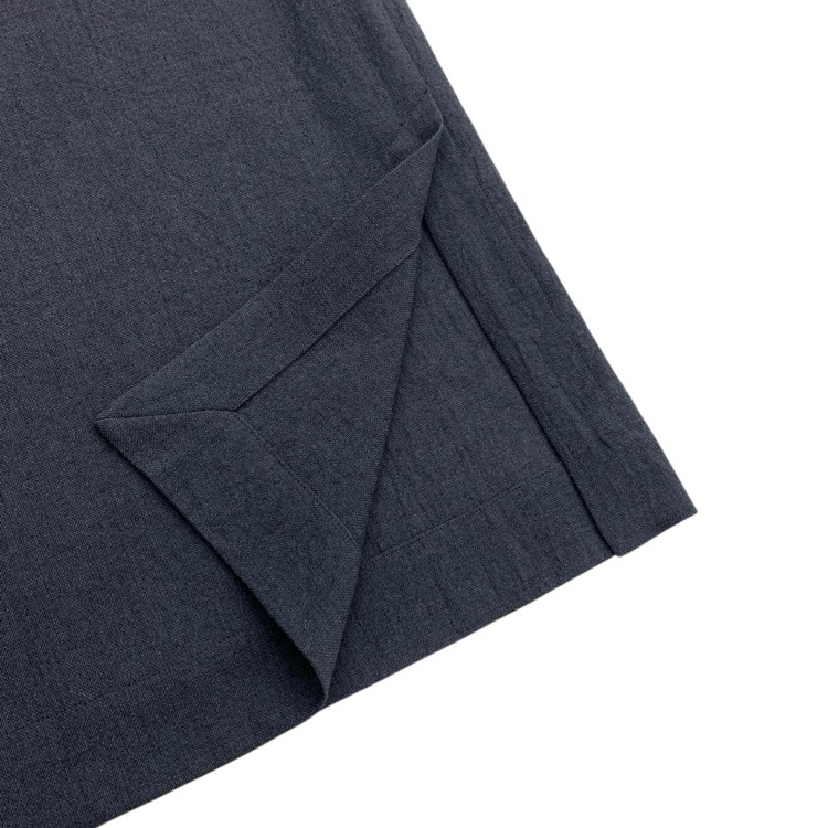 FOXEY フォクシー サイドスリットワイド パンツ ウォッシャブル ネイビー 38 40734-SPOA