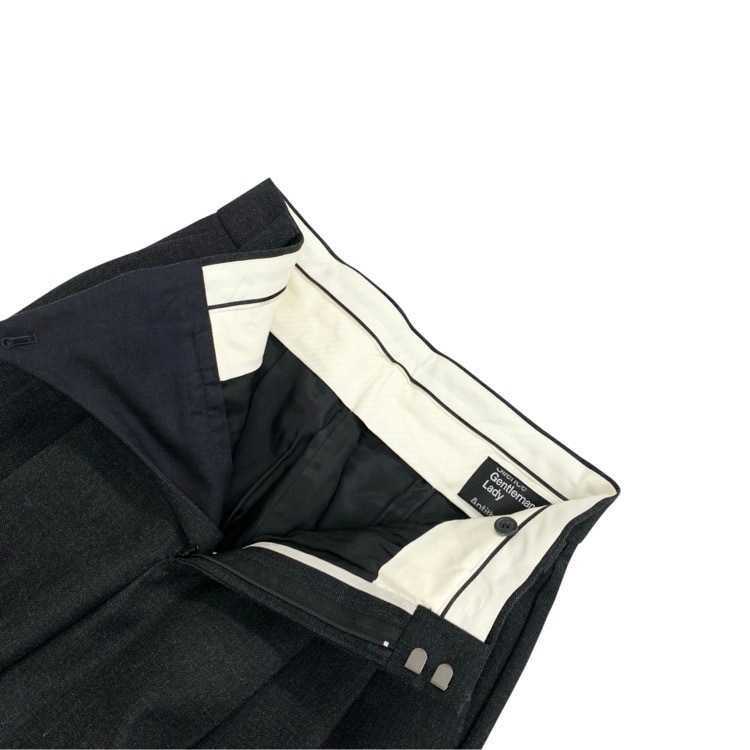 CHAOS GENTLEMAN LADY カオス ストレートパンツ ウール グレー 38 CH205223ER-02