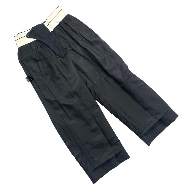CHAOS GENTLEMAN LADY カオス ストレートパンツ ウール グレー 38 CH205223ER-02