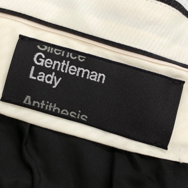 CHAOS GENTLEMAN LADY カオス ストレートパンツ ウール グレー 38 CH205223ER-02
