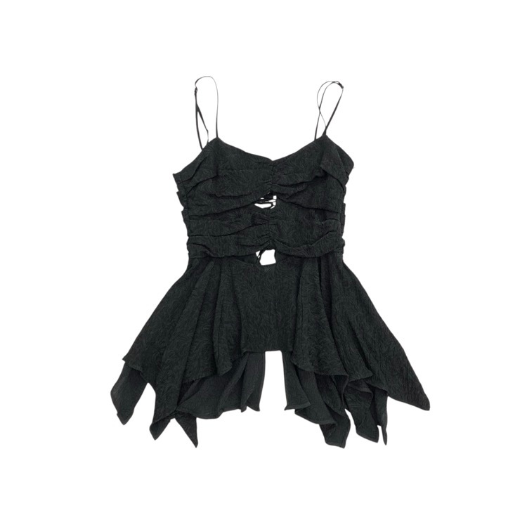 FETICO フェティコ Botanical Jacquard Cutout Cami Top ジャガードキャミソール トップス FTC242-0106