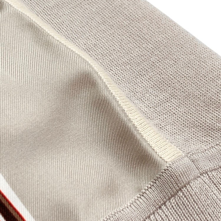 HERMES エルメス ツイルレーヌ ニット ロングスリーブ シルク・カシミヤ ベージュ 38 4B2815DD