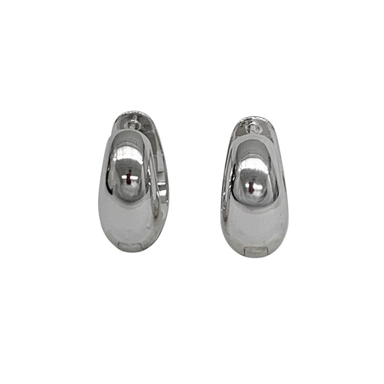 TOM WOOD トムウッド Ice Hoop Medium アイスフープピアス ミディアム ユニセックス シルバー E39HMNA01S925/100511