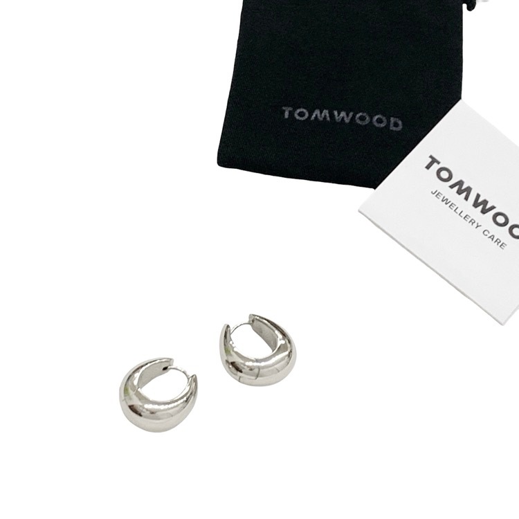 TOM WOOD トムウッド Ice Hoop Medium アイスフープピアス ミディアム ユニセックス シルバー E39HMNA01S925/100511