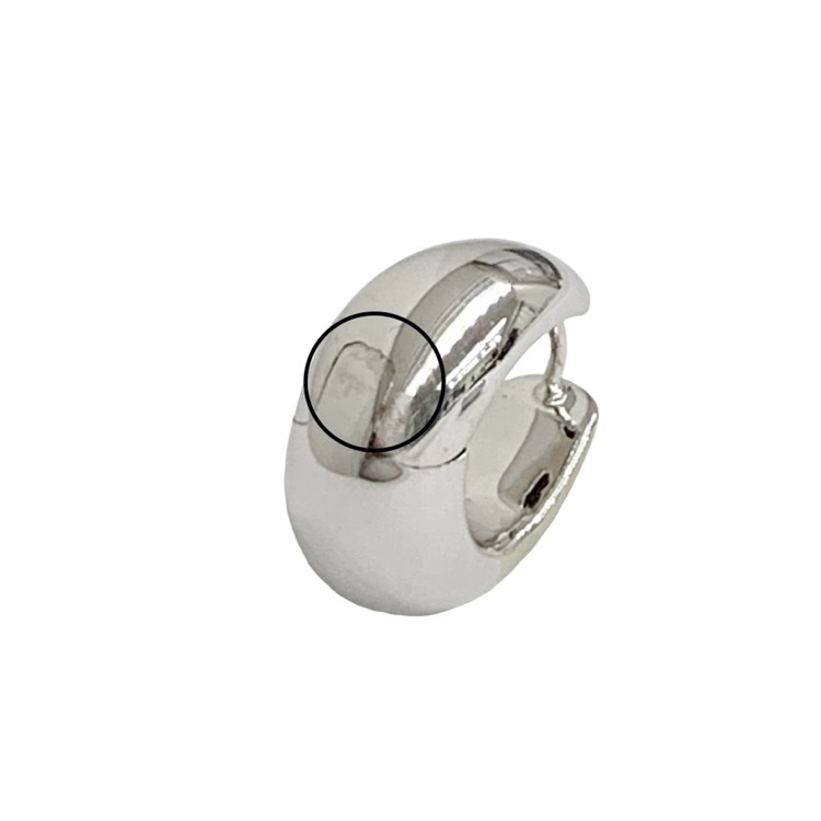 TOM WOOD トムウッド Ice Hoop Medium アイスフープピアス ミディアム ユニセックス シルバー E39HMNA01S925/100511