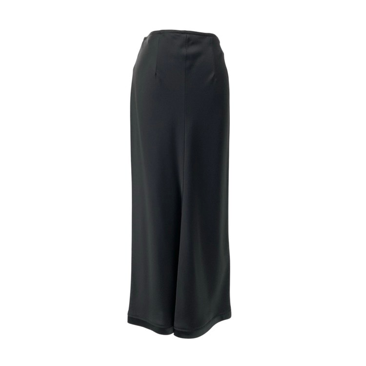 未使用品 ENFOLD エンフォルド PENCIL SKIRT サテンペンシルロングスカート ブラック 36 300FA431-2490