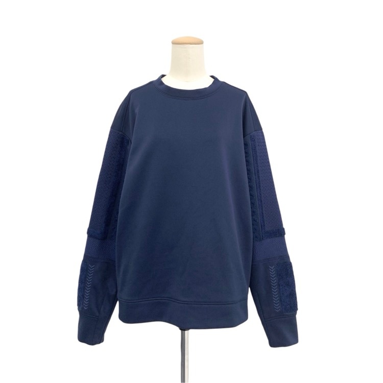 Mame Kurogouchi マメ クロゴウチ Embroidered Sleeve Jersey Pullover