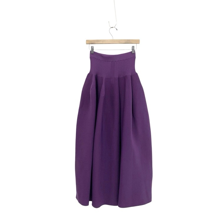 CFCL×emmanuelle moureaux シーエフシーエル POTTERY SKIRT ポッタリースカート オーベルジーヌヴァイオレット 1 CF008KG266EM