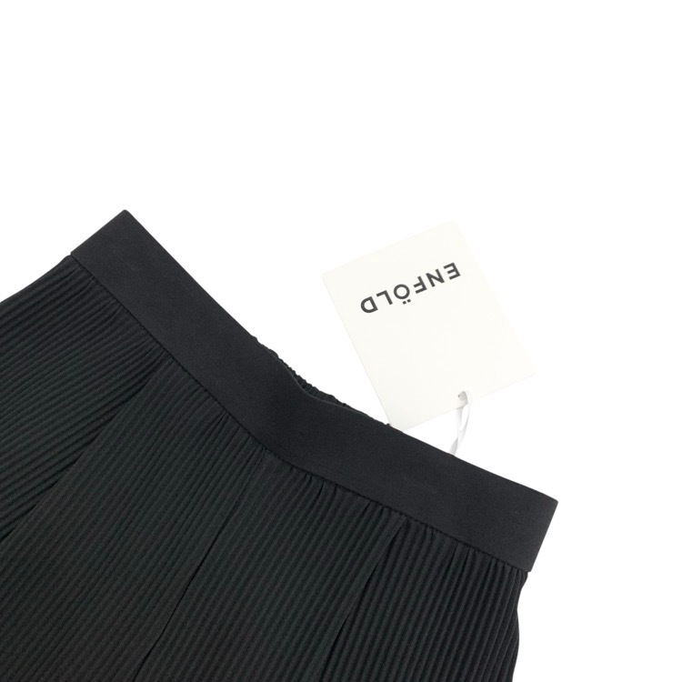 未使用品 ENFOLD エンフォルド PLEATS ELASTIC JODHPURS プリーツジョッパーズパンツ ブラック 34 300GA231-1060