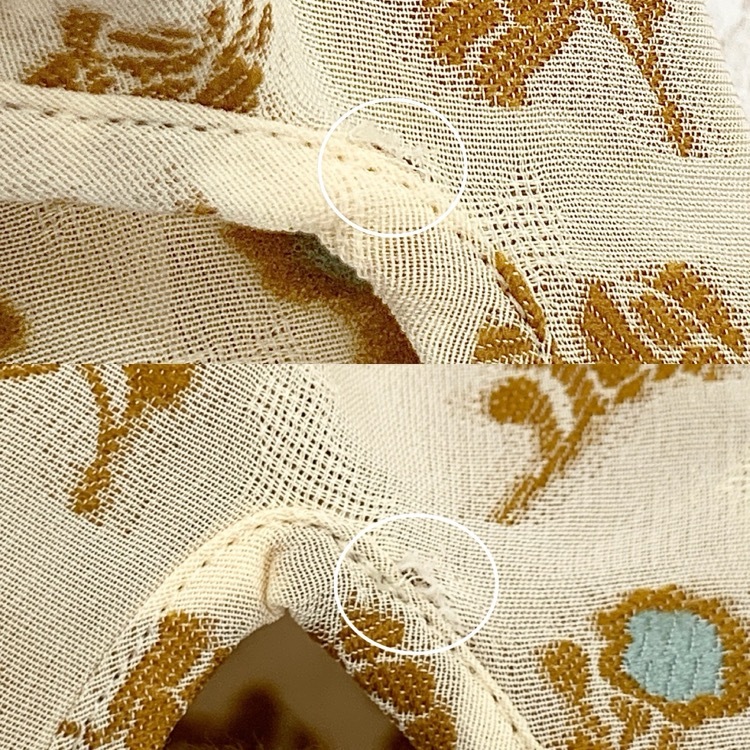 Mame Kurogouchi マメクロゴウチ Floral Jacquard Hight Neck Blouse ジャガード ハイネック ブラウス ベージュ 1 MM25SS-SH021