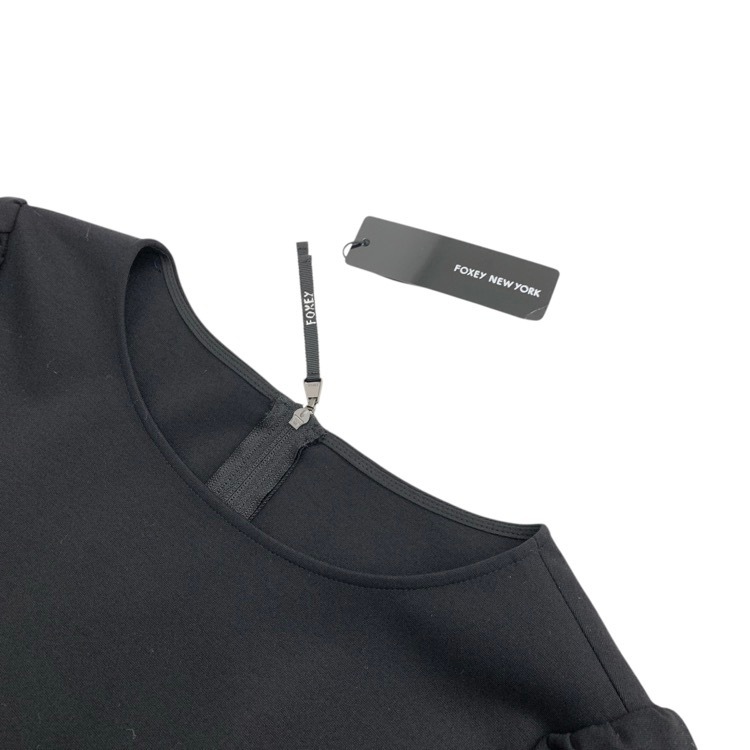 FOXEY NEWYORK フォクシー メゾン ドレス ワンピース ブラック 38 45663-NSOOG