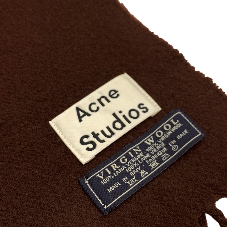 Acne Studios アクネストゥディオズ ヴァージンウール マフラー ボルドー