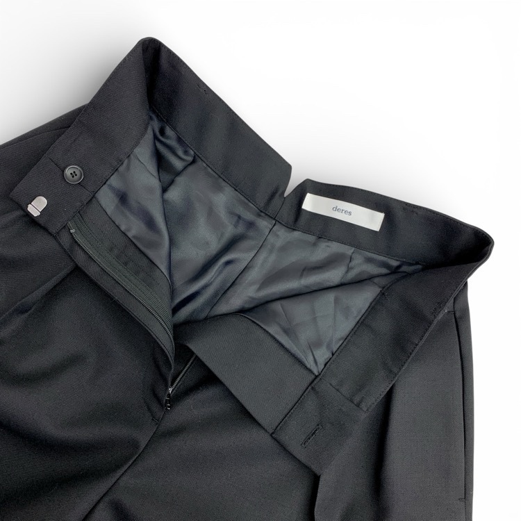 deres デレス Priscilla parisienne pants パリジェンヌパンツ ブラック 1 DER7A-PT-01
