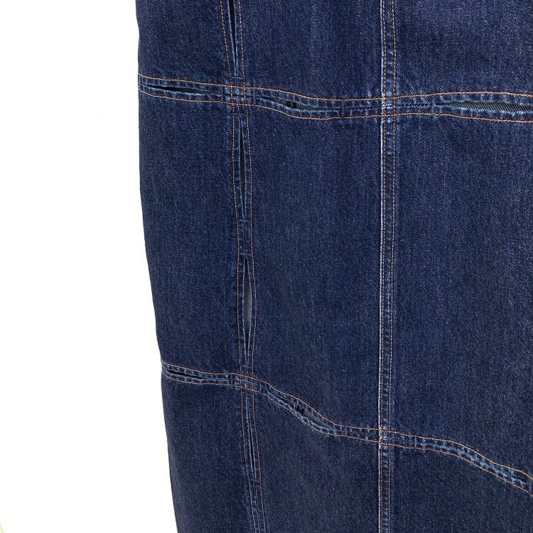 FETICO フェティコ DENIM SLIT MAXI SKIRT 十字スリットデニムスカート インディゴ 2 FTC244-0501
