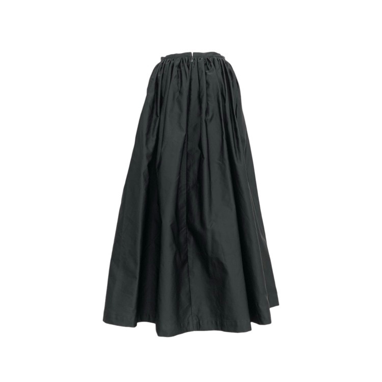 aLORS アロー Minuit ミニュイ タフタAラインスカート ブラック 0