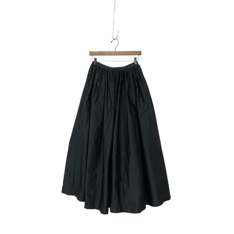 aLORS アロー Minuit ミニュイ タフタAラインスカート ブラック 0