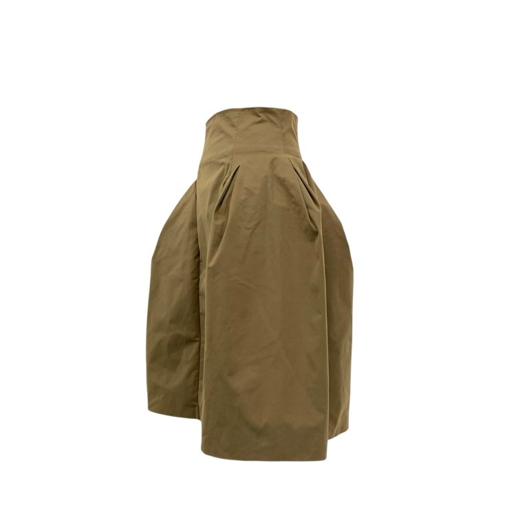 beautiful people ビューティフルピープル pe.twill tucked skirt 切り替えタック スカート 36 1620107003