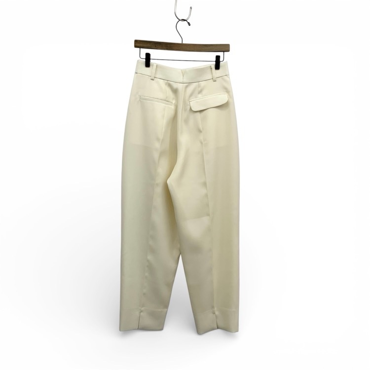 未使用品 deres デレス Priscilla parisienne pants パリジェンヌパンツ オフホワイト 1 DER7A-PT-01