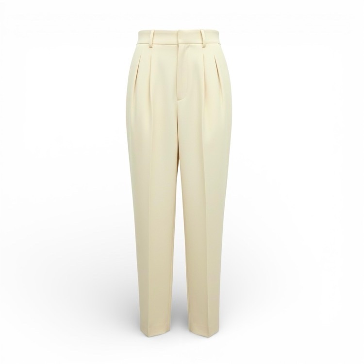未使用品 deres デレス Priscilla parisienne pants パリジェンヌパンツ オフホワイト 1 DER7A-PT-01
