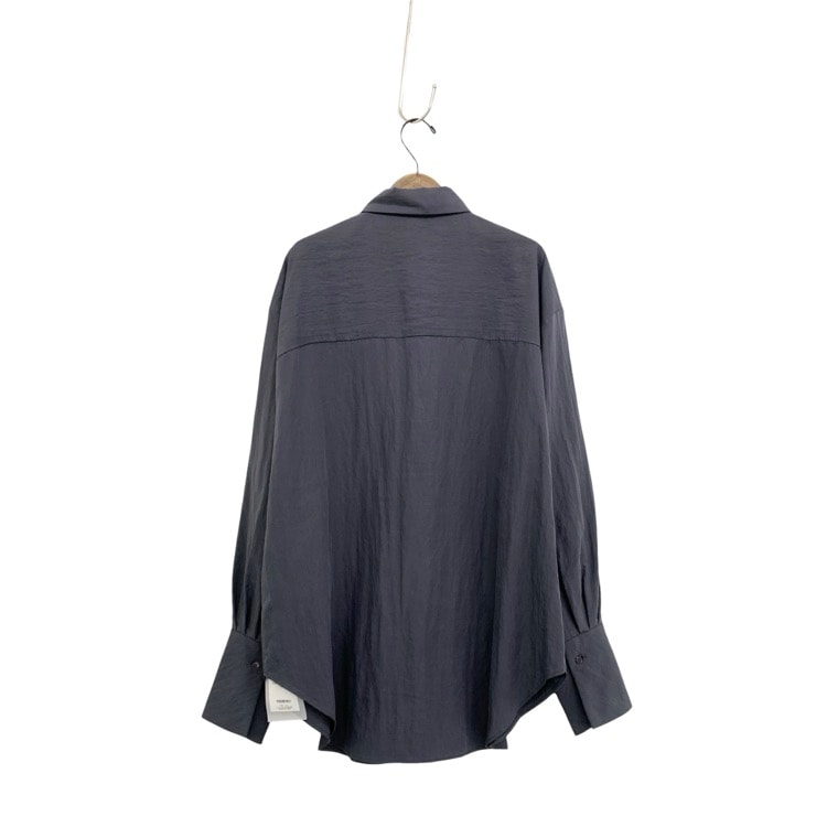 未使用品 TODAYFUL トゥデイフル Sliky Pocket Shirts シルキーポケットシャツ インディゴ F 12520405