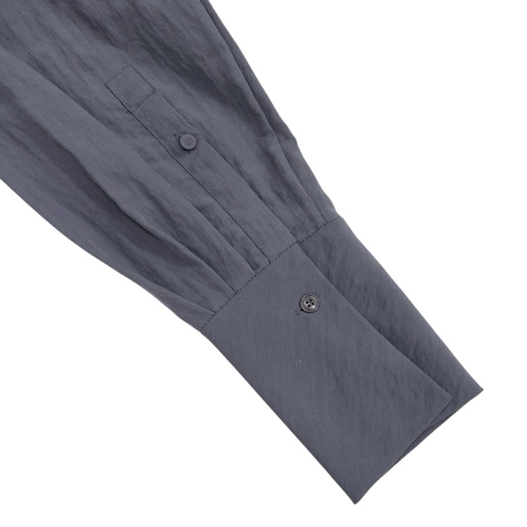 未使用品 TODAYFUL トゥデイフル Sliky Pocket Shirts シルキーポケットシャツ インディゴ F 12520405