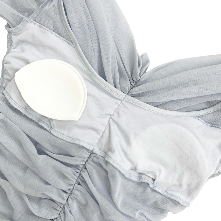 FETICO フェティコ TULLE FRILLED BODYSUIT チュールフリルボディスーツ ライトブルー 1 FTC252-0402