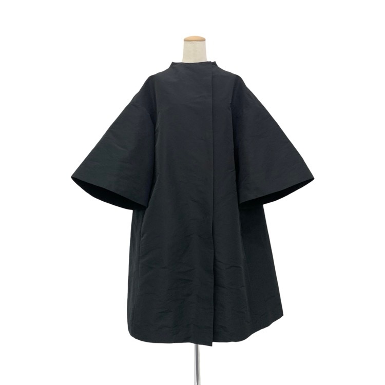 未使用品 LOHEN×ETIQUE ローヘン TOPPER COAT エティークコラボ トッパータフタコート ブラック F LH24A-CO071