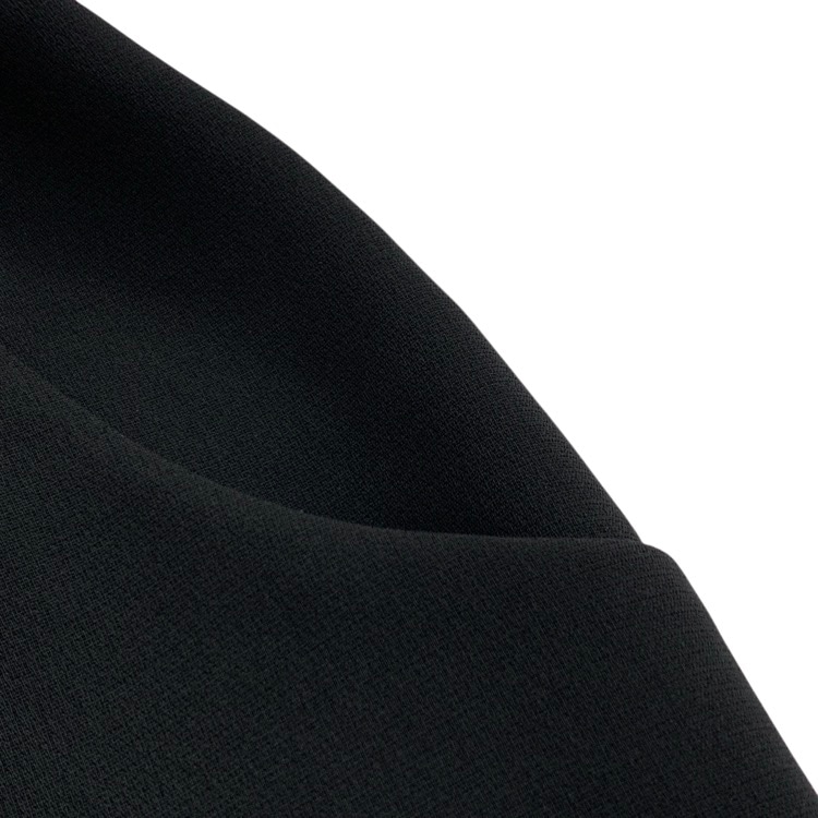 Mame Kurogouchi マメクロゴウチ Triacetate Georgette Embroidery Collar Dress ベルベットカラー ドレス ブラック 2 MM25FW-DR102