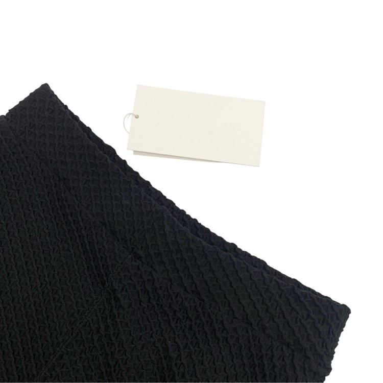 Mame Kurogouchi マメクロゴウチ Shirring Jersey Jacquard Pencil Skirt ブラック 2 MM25FW-JS042
