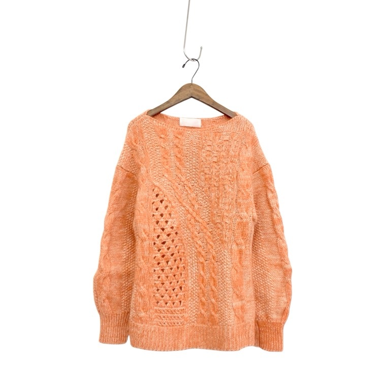Mame Kurogouchi マメクロゴウチ Multi-Pattern Cable Knitted Sweater