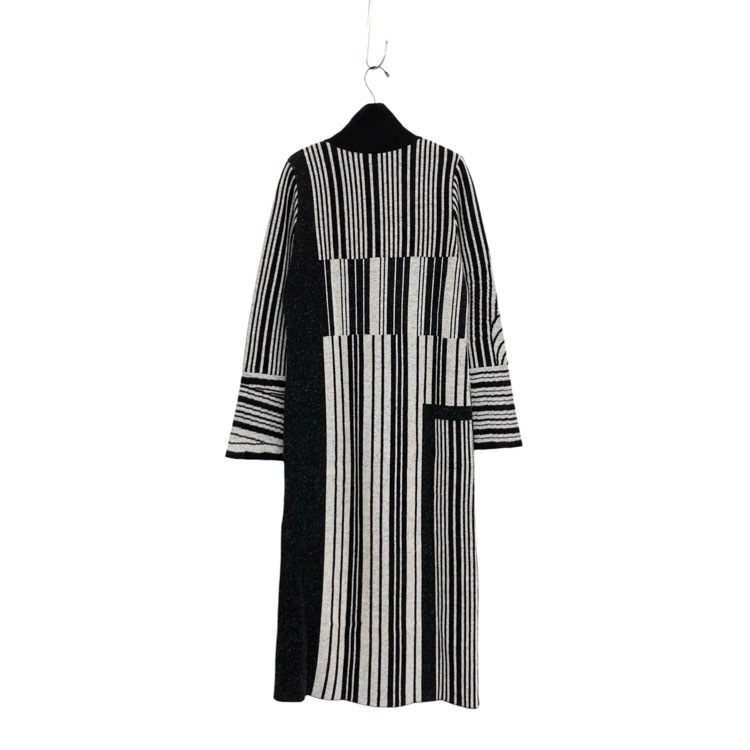 Mame Kurogouchi マメクロゴウチ Multi-Stripe Jacquard Knitted Dress