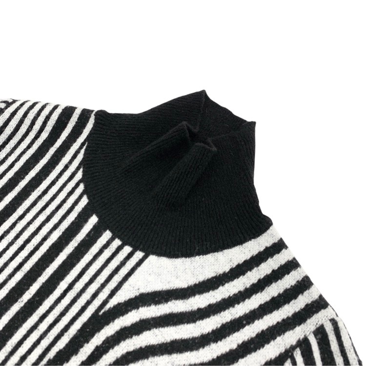 Mame Kurogouchi マメクロゴウチ Multi-Stripe Jacquard Knitted Dress
