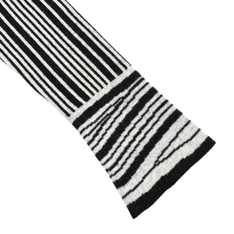 Mame Kurogouchi マメクロゴウチ Multi-Stripe Jacquard Knitted Dress