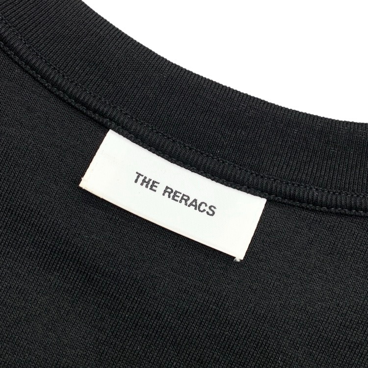 THE RERACS ザ リラクス RERACS TANKTOP ノースリーブ カットソー 38 ブラック×ホワイト 25SS-RECS-475L
