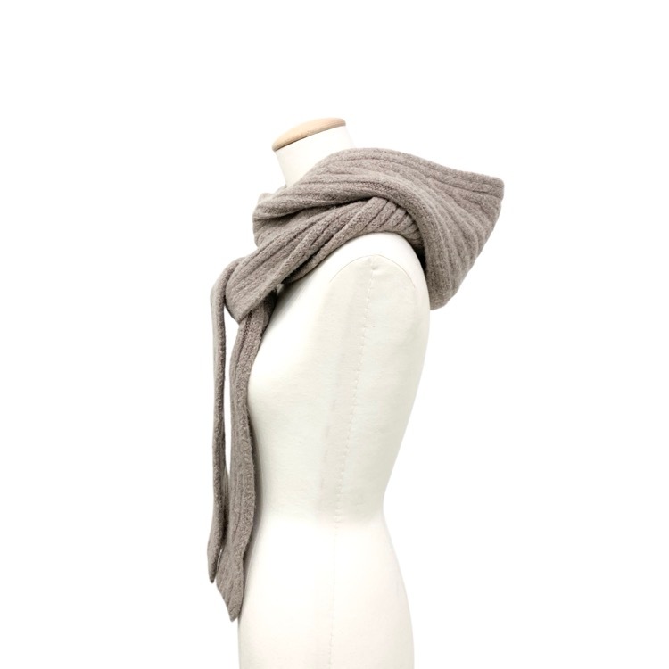 FETICO フェティコ WOOL CASHMERE KNIT HOODED SCARF カシミヤフーディースカーフ マフラー FTC234-2001