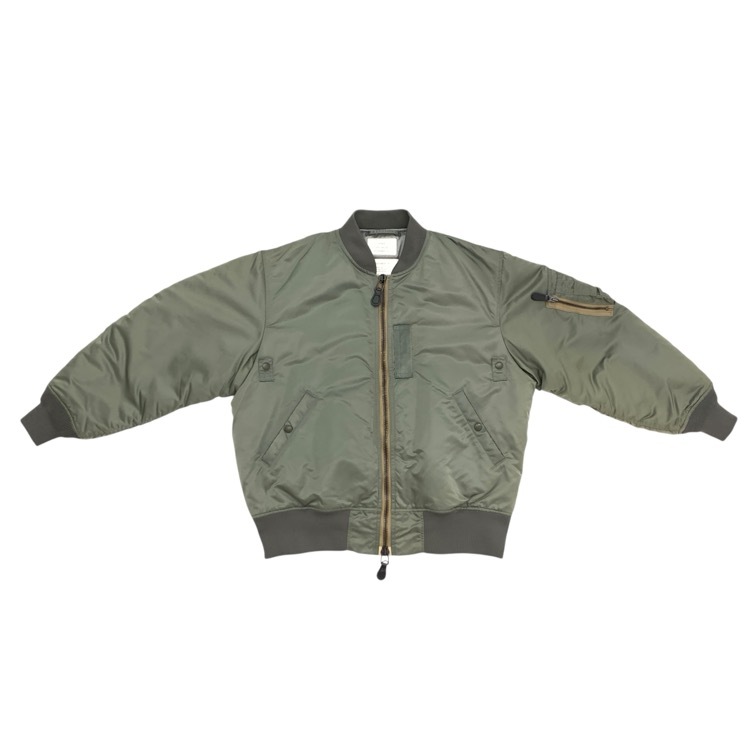 2024AW HYKE ハイク TYPE MA-1 JACKET ミリタリーブルゾン オリーブドラブ 2 17412